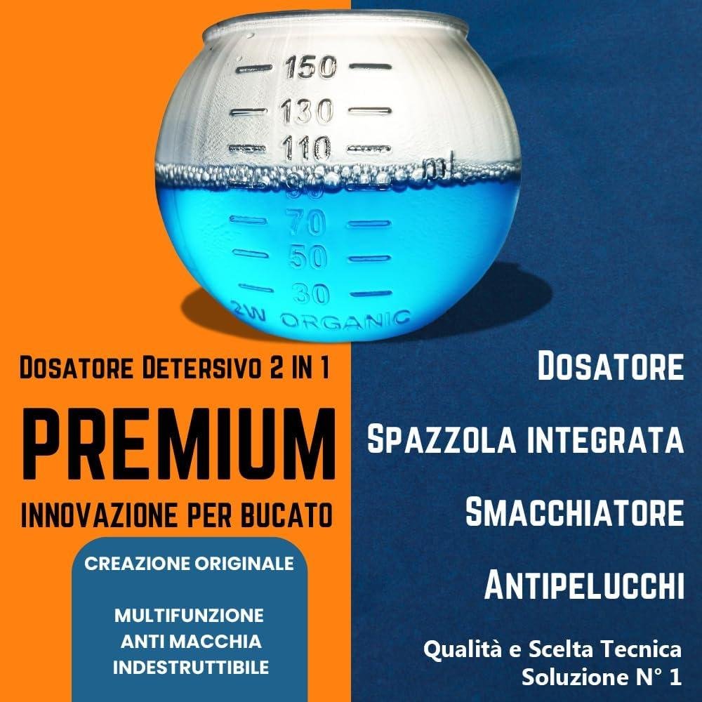 Dosatore Detersivo Lavatrice Liquido 2 in 1
