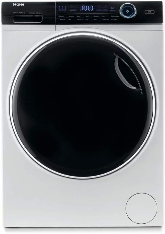 Haier HWD80-B14979 Serie I-Pro 7 Lavasciuga Slim 8+5 Kg, 1400 Giri, Carica Frontale, Opzione vapore I-Refresh, Trattamento Antibatterico, Libera Installazione, 59.5 * 46 * 85, Bianco, Classe A/D [Classe di efficienza energetica A]