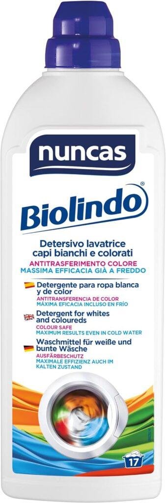 Nuncas Biolindo Detersivo Lavatrice Capi Bianchi e Colorati - 1000ml