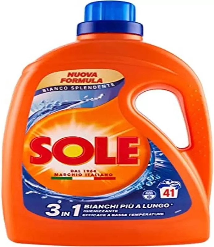 Sole Detersivo lavatrice Bianco Splendente 41 lavaggi 1,845 L