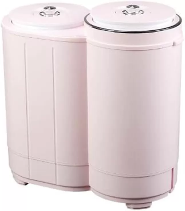 ZAIZAI Lavatrice portatile portatile for la lavatrice e asciugatrice semiautomatica portatile (Color : Pink, Size : As the picture shows)
