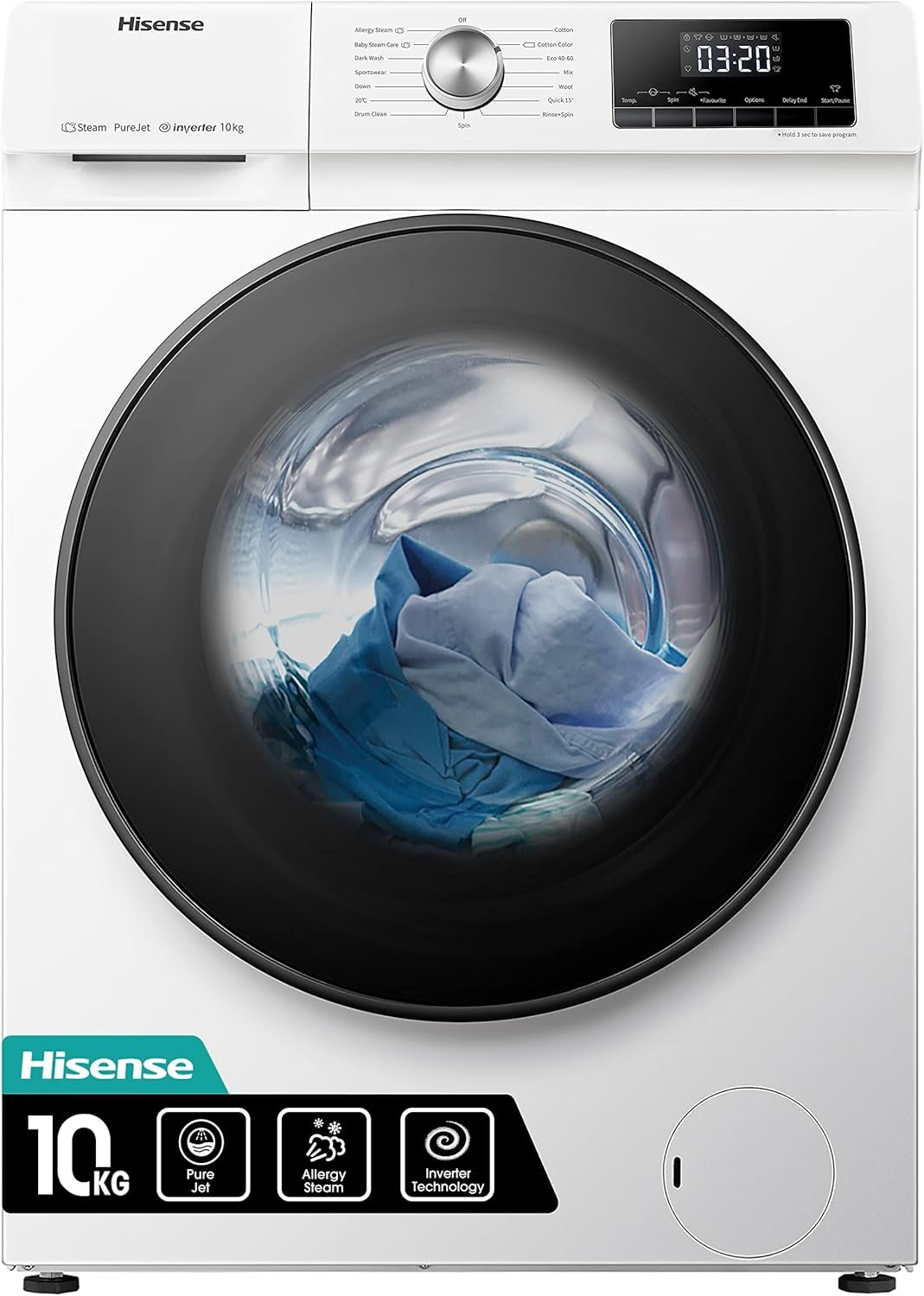 Recensione della Lavatrice Hisense WFQA1014EVJM: Potenza, Sicurezza e Innovazione