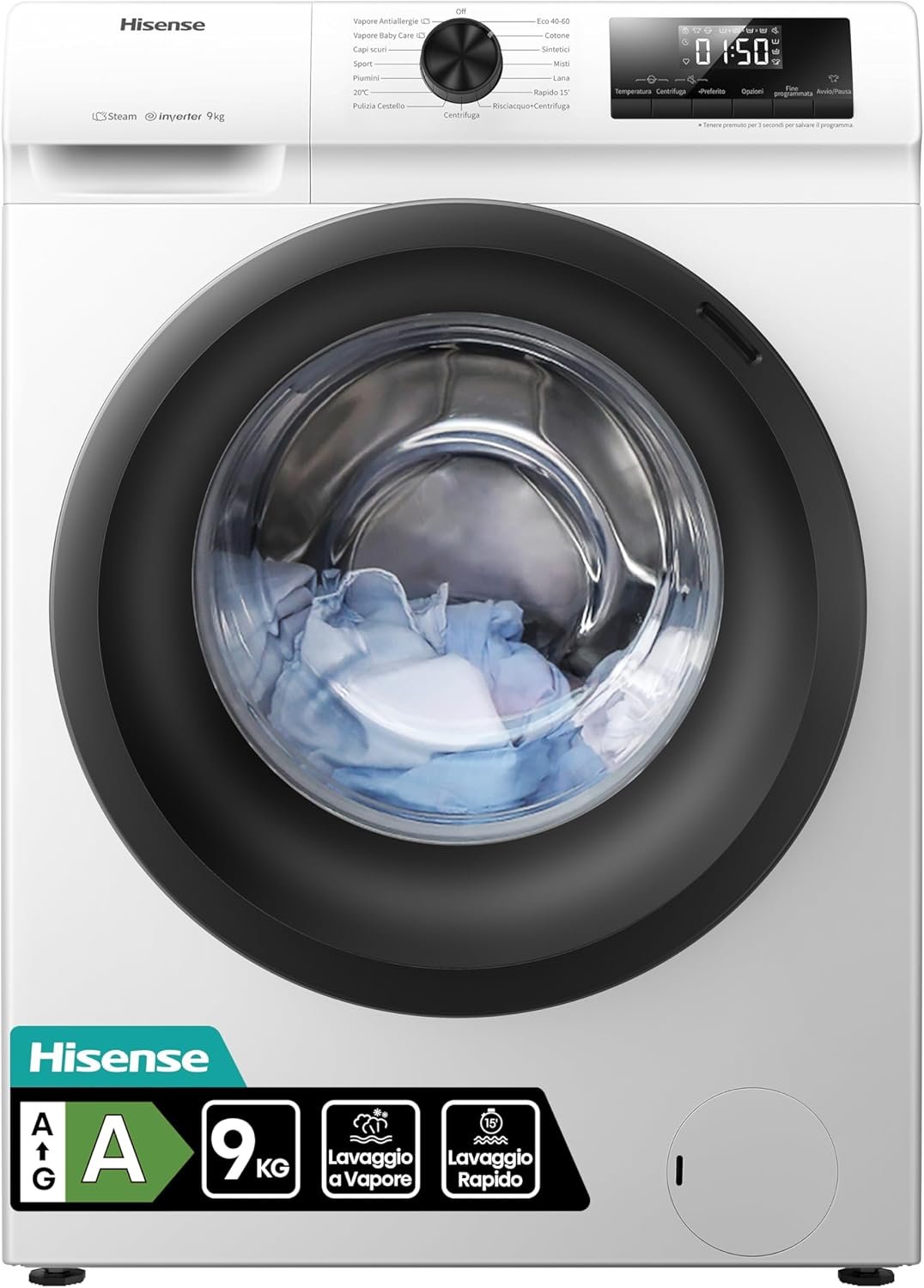 Recensione della Lavatrice Hisense WFQE9014EVJM: Potenza e Innovazione per la tua Casa