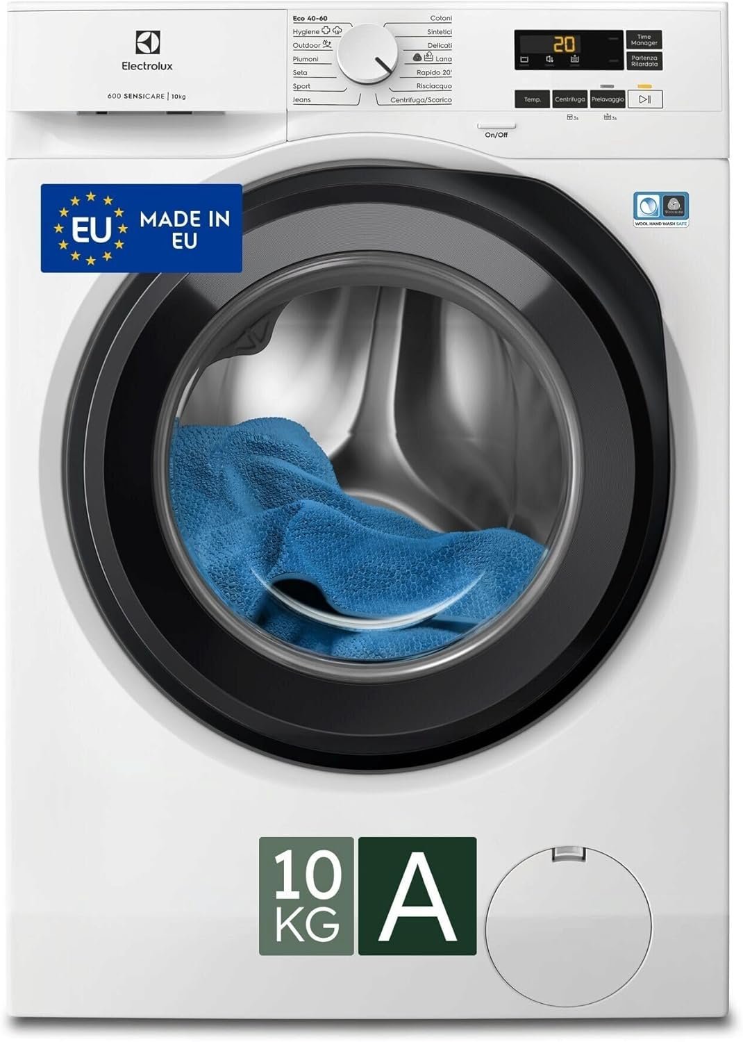 Scopri l'Electrolux EW6F110G: La Lavatrice Frontale Perfetta per Igiene e Rapidità!