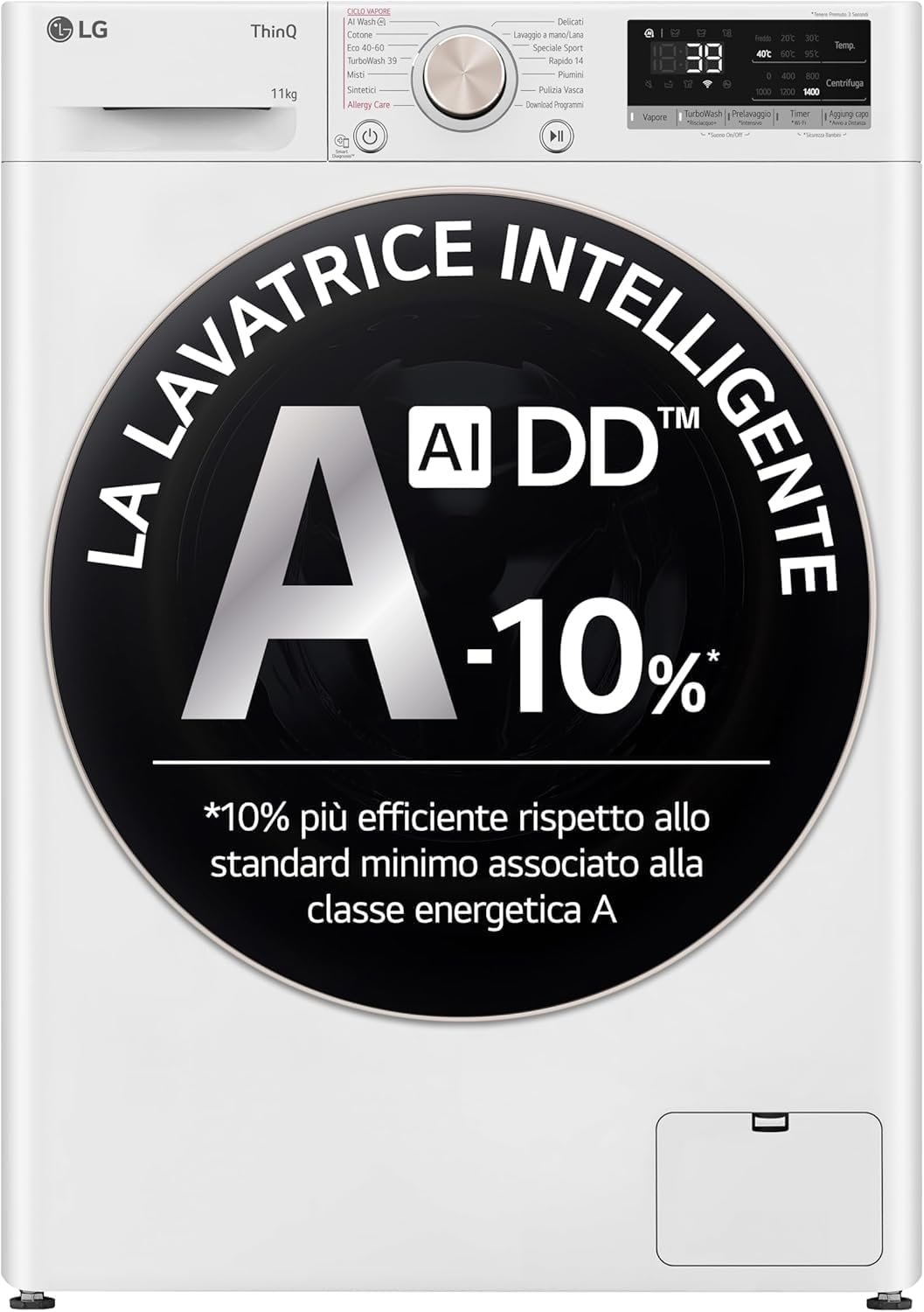 Recensione della Lavatrice LG AI DD F4R7011TSWG: Potenza e Innovazione al Servizio della Pulizia!