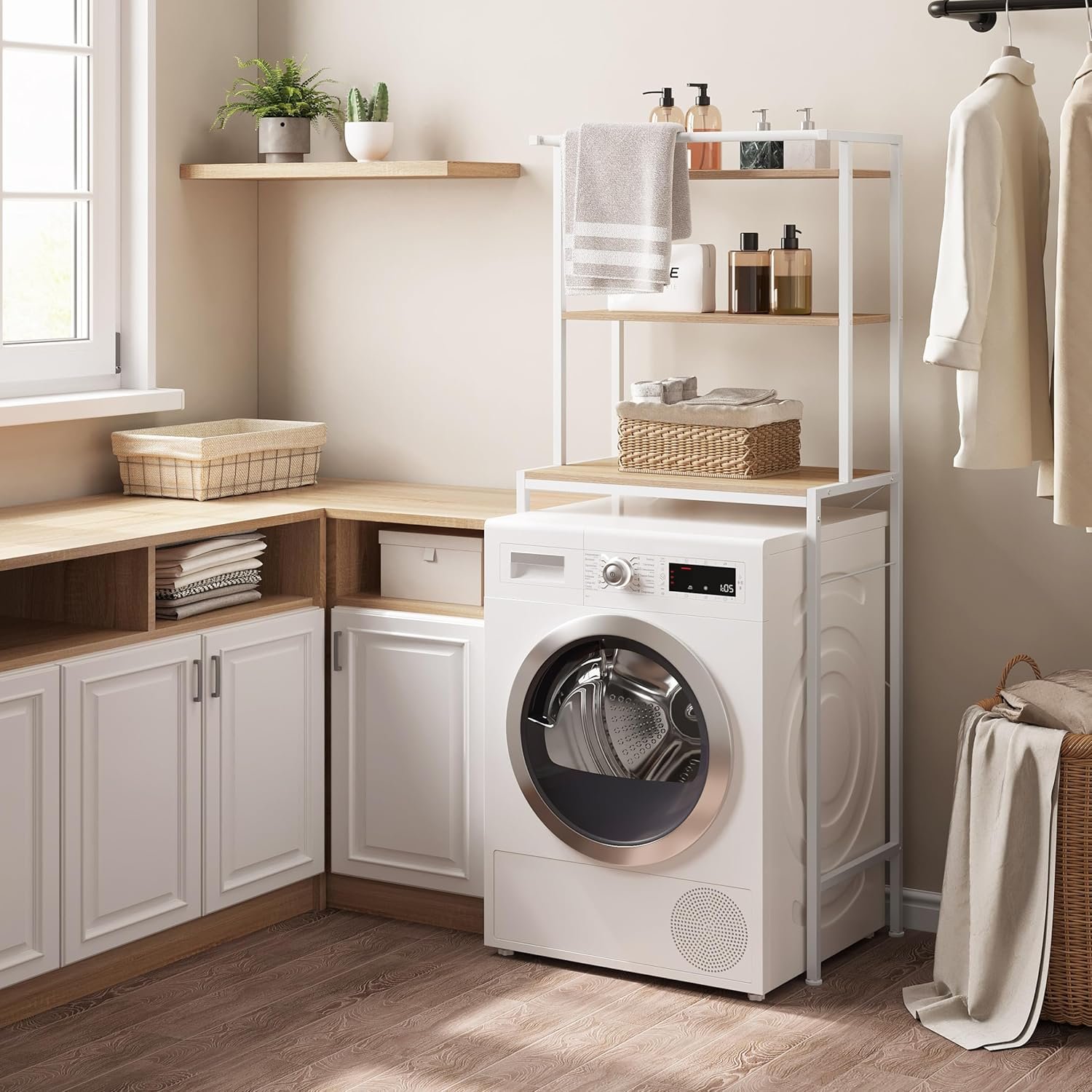 Scopri l'EUGAD: Scaffale Versatile per il Tuo Bagno o Lavanderia