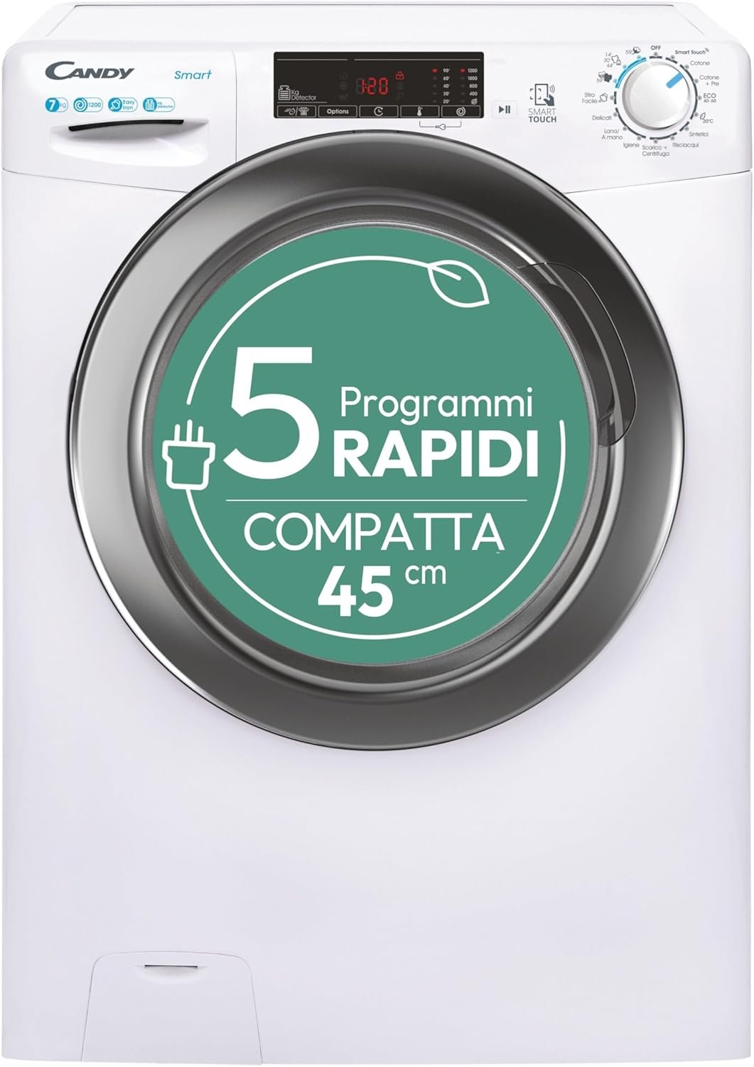 Recensione della Lavatrice Candy Smart CSS4127TWR3: Potenza e Intelligenza a Portata di Mano!