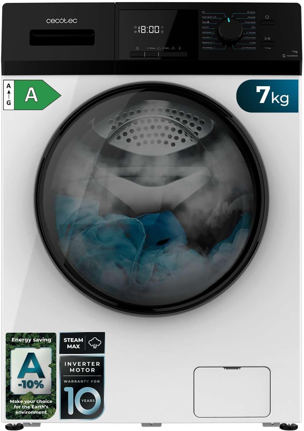 Recensione della Lavatrice Cecotec Bolero Dresscode 7410: Potenza e Innovazione in Ogni Lavaggio