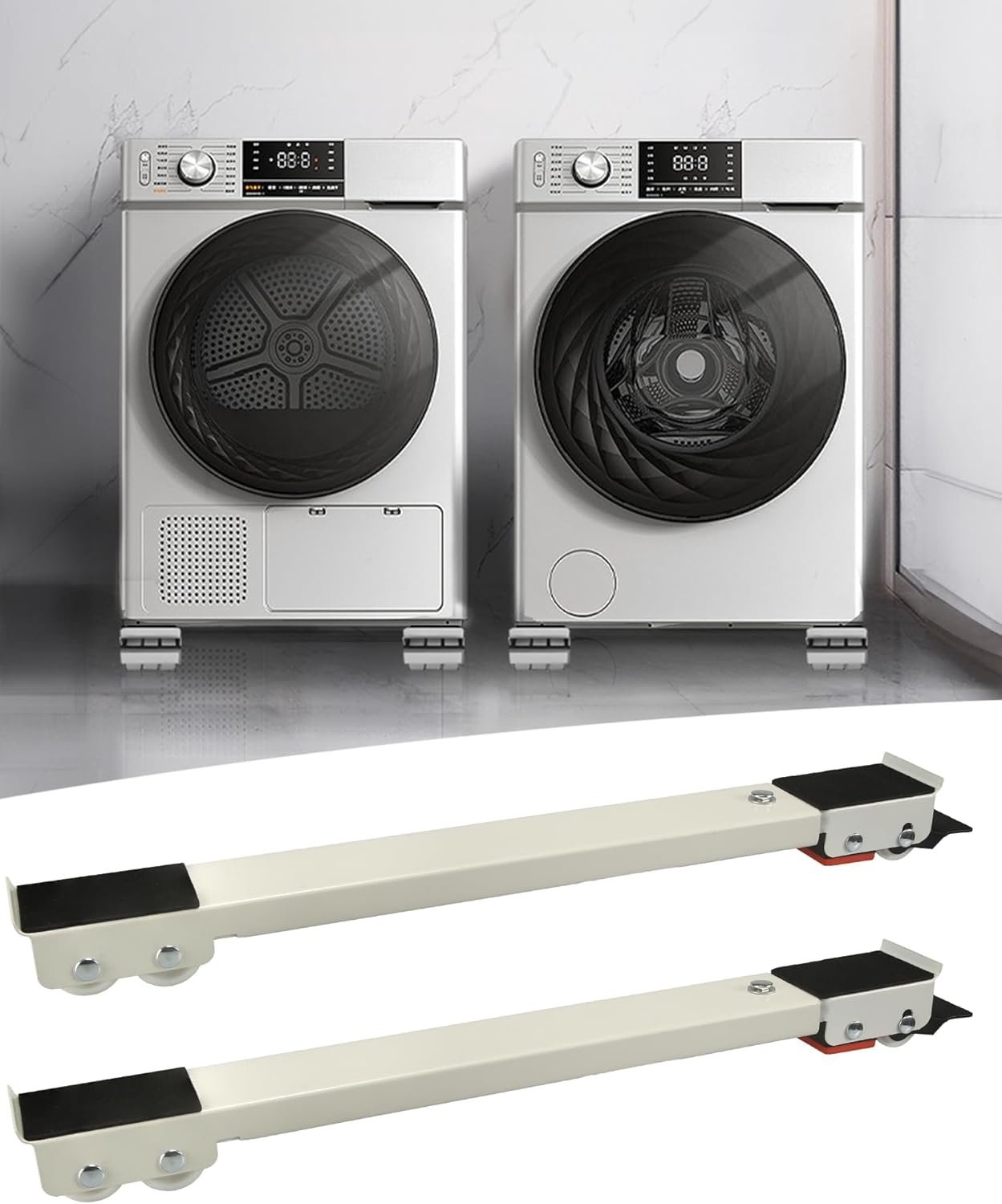 Rulli Regolabili per Traslochi: La Soluzione Ideale per Lavatrici e Asciugatrici!