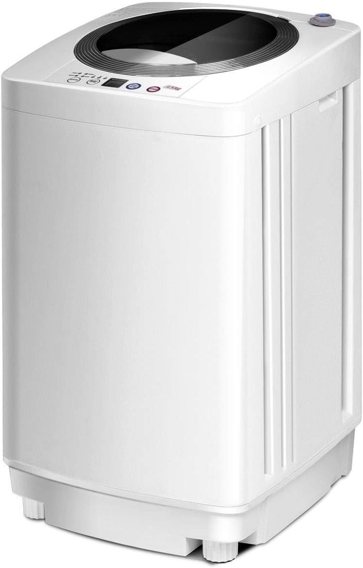 COSTWAY 2 in 1: La Mini Lavatrice Portatile Ideale per Appartamenti e Campeggio!