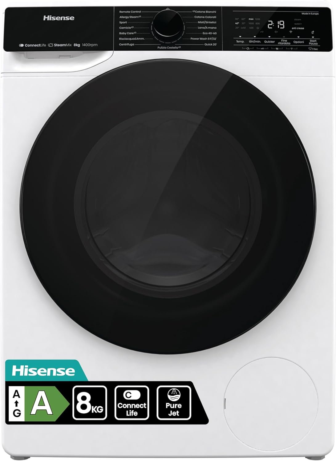 Recensione della Lavatrice Slim Hisense WF5V843BWSIT: Efficiente e Pratica per Ogni Casa