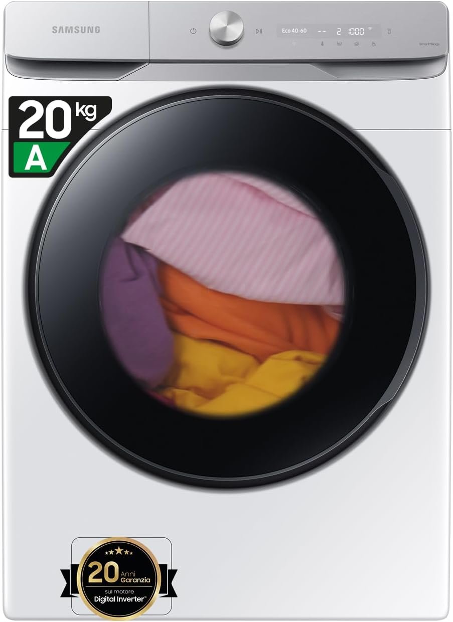 Samsung Lavatrice AI Control: La Rivoluzione nel Lavaggio con Tecnologia Ecobubble!