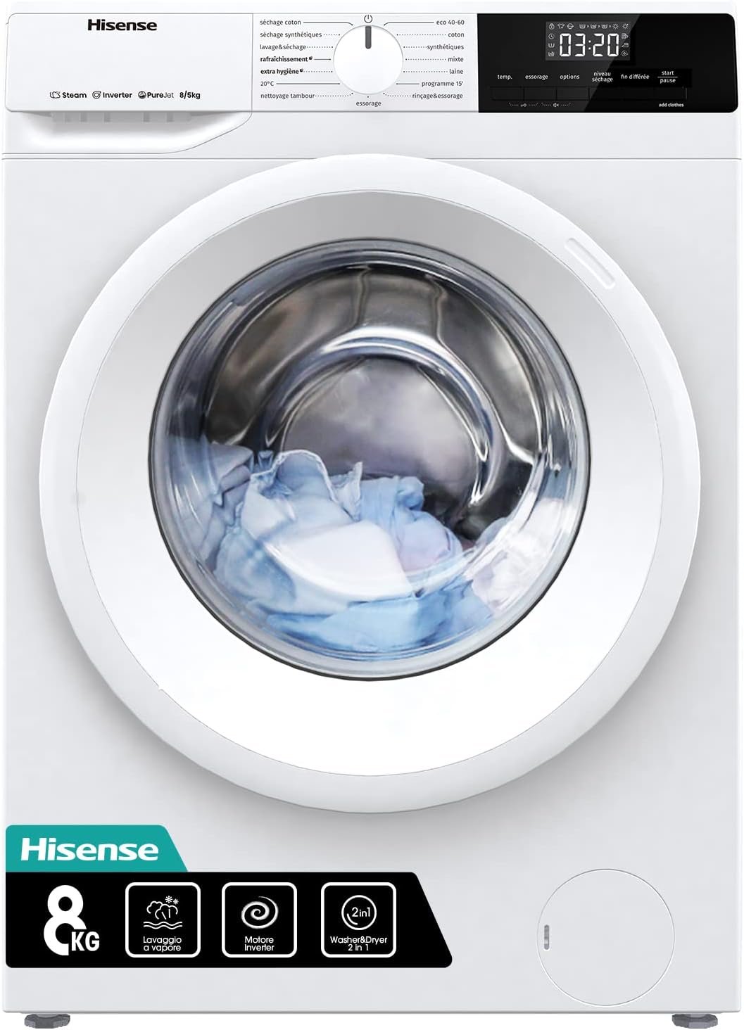 Hisense WDQE8014EVJM: La Lavasciuga Perfetta per Ogni Necessità!